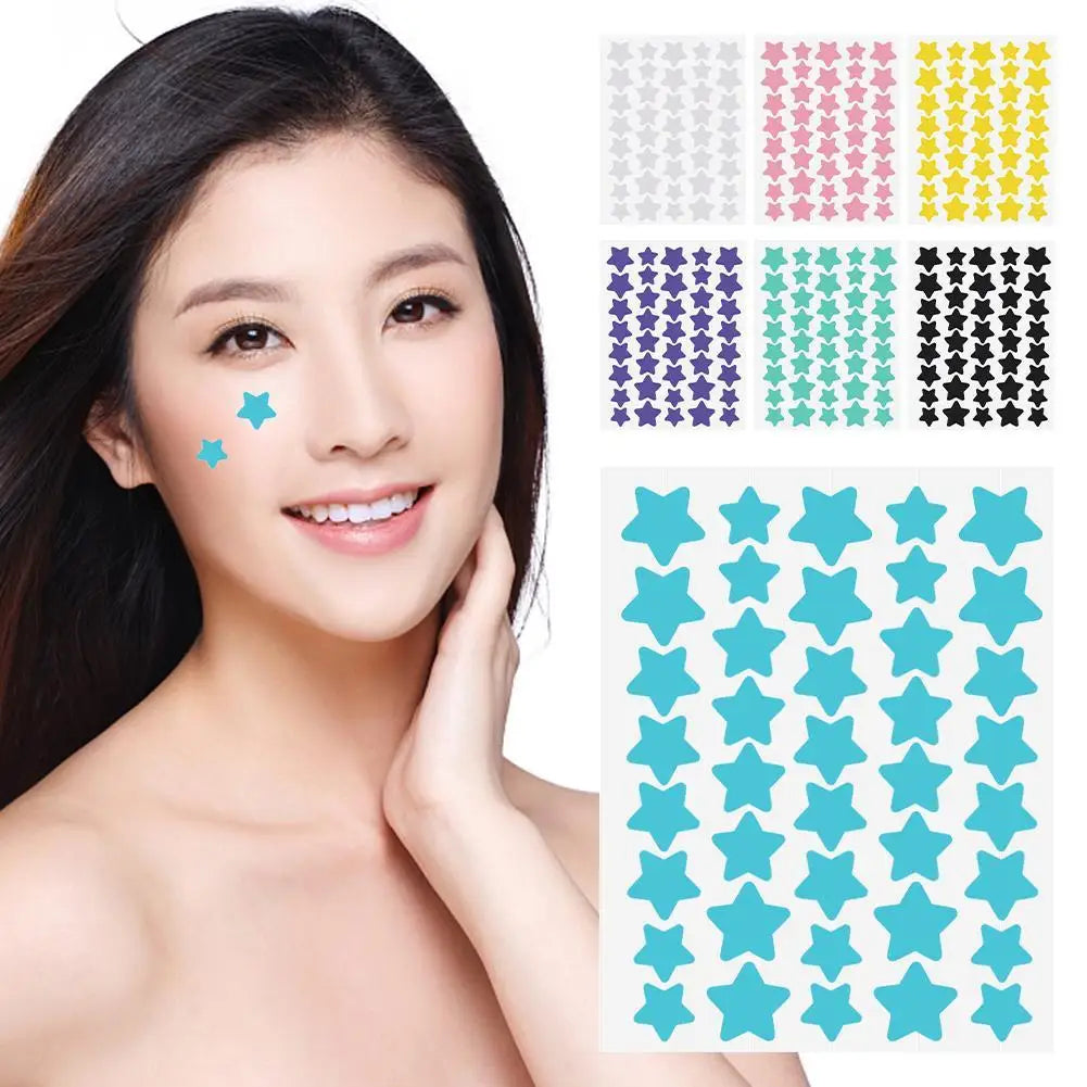 Colorful Star Shaped Pimple Patches