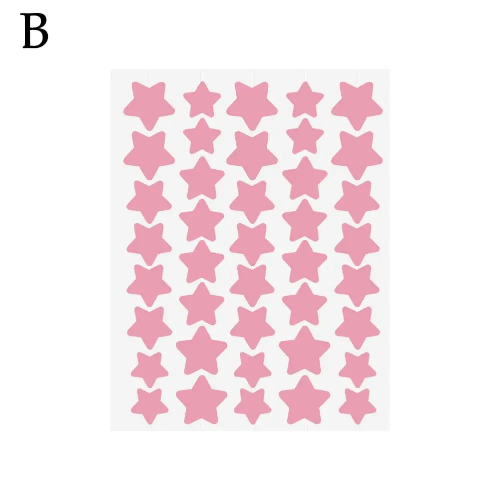 Colorful Star Shaped Pimple Patches