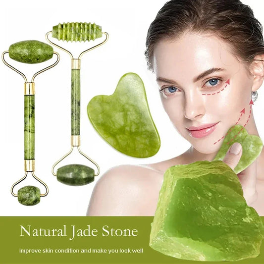 Natural Stone Face Massage Roller